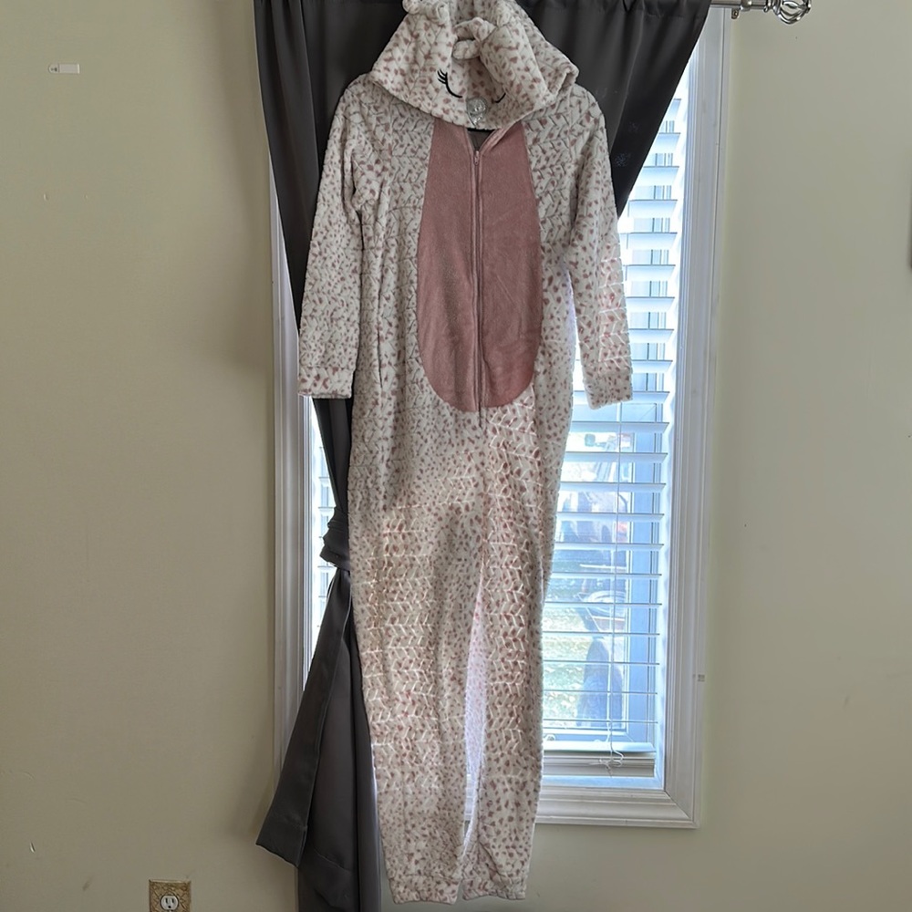 Secret Treasures Onezie - MEDIUM - PINK/WHITE